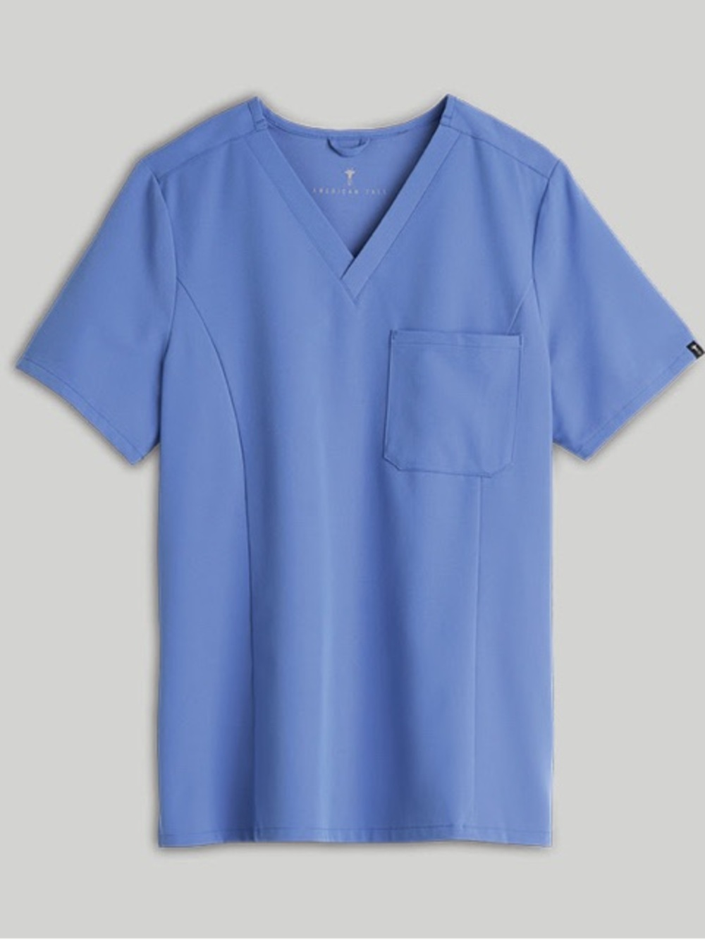 American Tall Sky Blue Scrub Top (Set available)